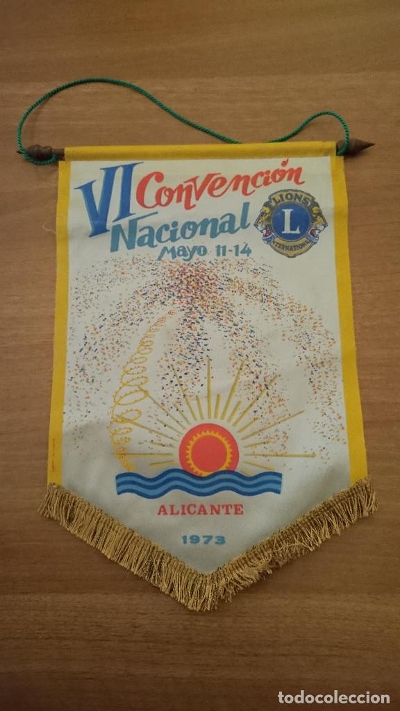 Bandierine di collezione: BANDERIN  VI CONVENCION NACIONAL  MAYO 11.14. ALICANTE