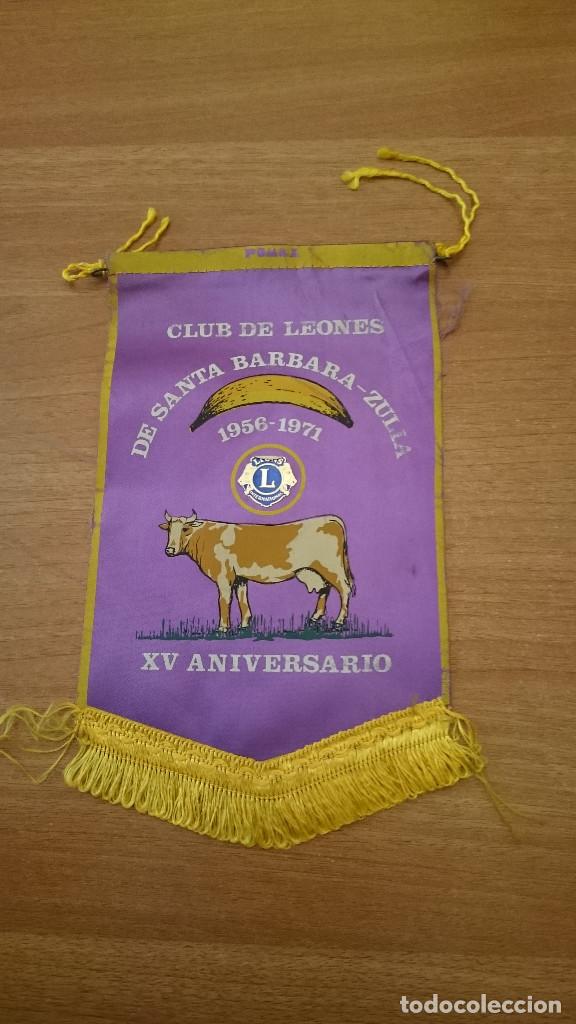 Bandierine di collezione: CLUB DE LEONES , DE SANTA BARBARA - ZULIA -1956-1971- XV ANIVERSARIO