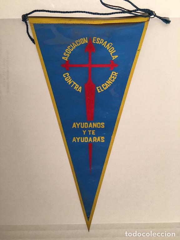 Galhardetes de cole&ccedil;&atilde;o: BANDERIN ASOCIACION CONTRA EL CANCER