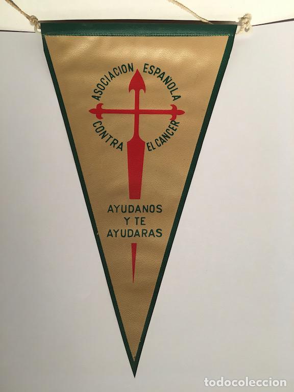 Galhardetes de cole&ccedil;&atilde;o: BANDERIN ASOCIACION CONTRA EL CANCER