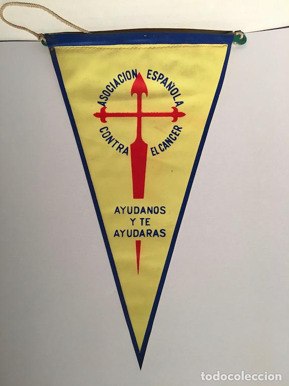 Galhardetes de cole&ccedil;&atilde;o: ANTIGUO BANDERIN ASOCIACION ESPA&Ntilde;OLA CONTRA EL CANCER