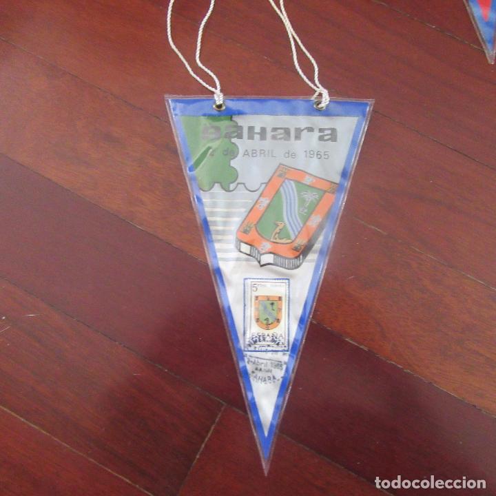 Sammlung von Wimpeln: banderin militar sahara, filatelia, sellos