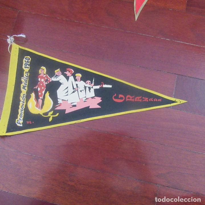 Sammlung von Wimpeln: banderin promoci&oacute;n m&eacute;dica 1960 granada, m&eacute;dicos medicina