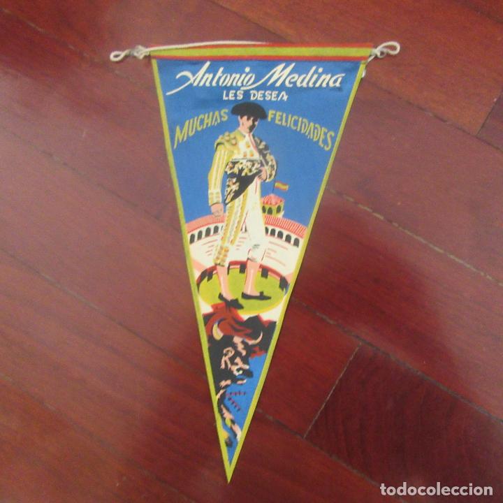 Sammlung von Wimpeln: banderin tauromaquia toros, torero antonio medina