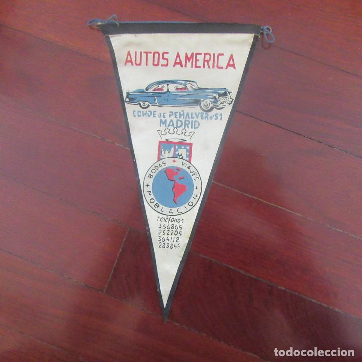 Sammlung von Wimpeln: banderin autos am&eacute;rica, coches madrid