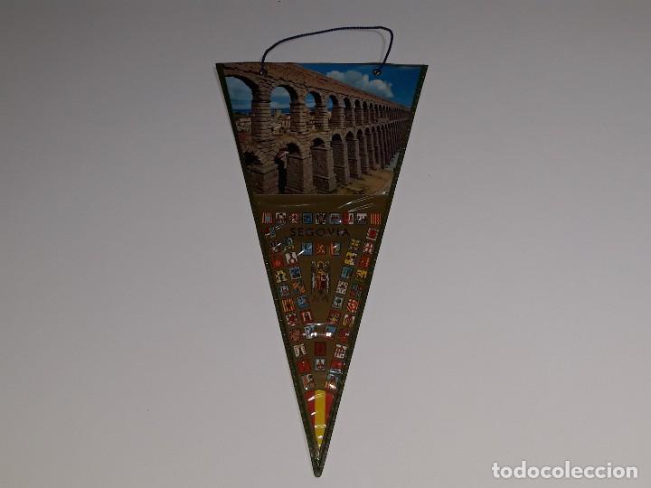 Banderines de colecci&oacute;n: ANTIGUO BANDERIN RECUERDO DE SEGOVIA ACUEDUCTO BANDERA DE ESPA&Ntilde;A AGUILA DE SAN JUAN A&Ntilde;OS 60