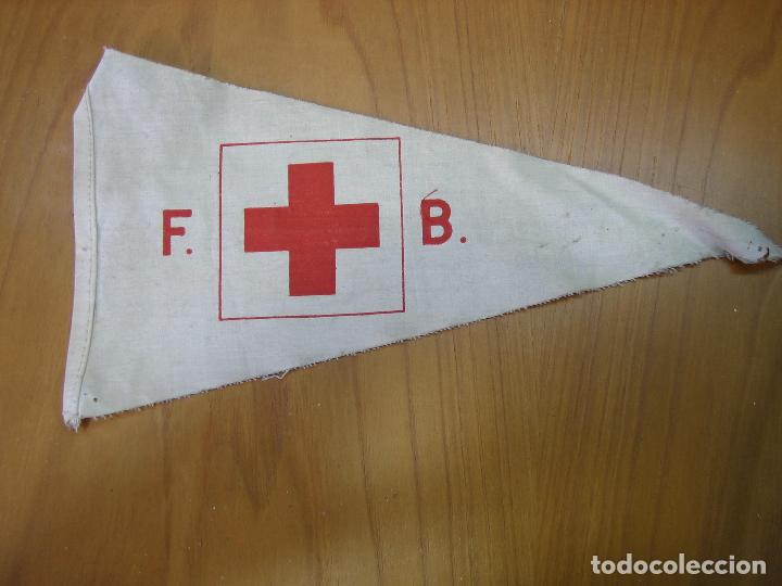Galhardetes de cole&ccedil;&atilde;o: Antiguo bander&iacute;n. Cruz roja  F.B