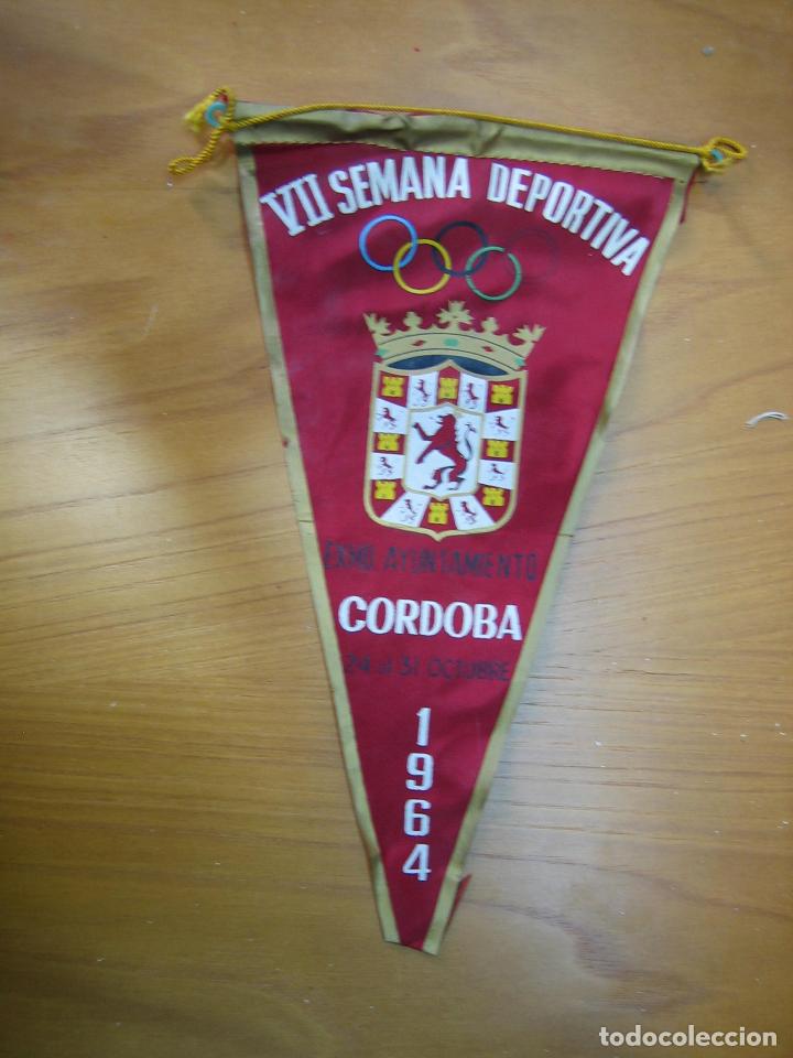 Fanions de collection: Antiguo bander&iacute;n. VII semana deportiva C&oacute;rdoba 1964