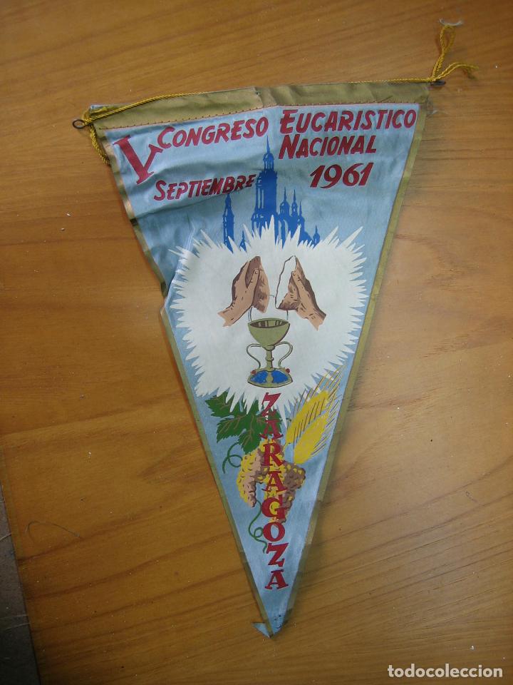 Fanions de collection: Antiguo banderin. V congreso Eucar&iacute;stico Internacional 1961