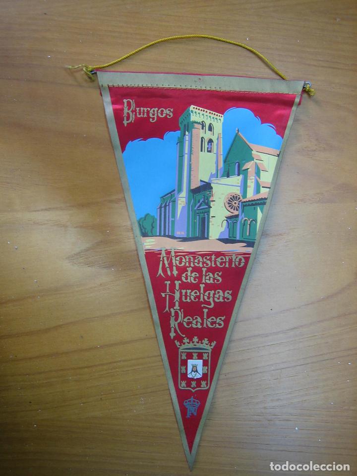 Fanions de collection: Antiguo banderin a&ntilde;os 60.Monasterio de las Huelgas Reales. Burgos