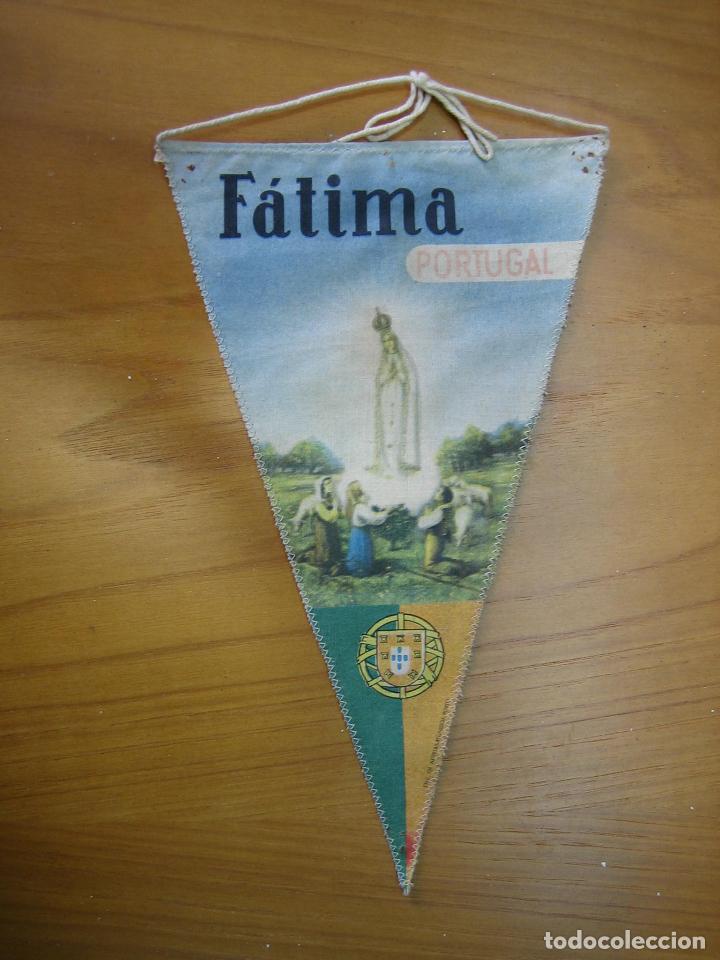 Fanions de collection: Antiguo banderin a&ntilde;os 60. F&aacute;tima. Portugal