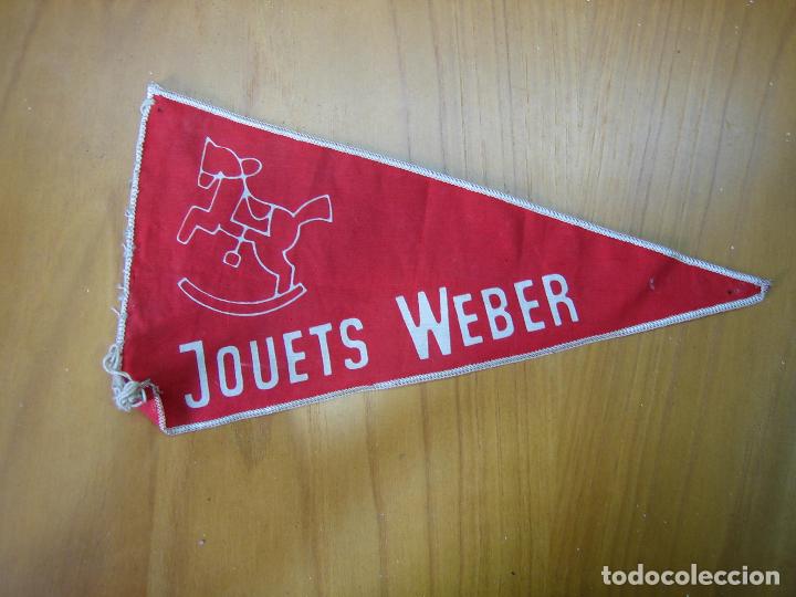Fanions de collection: Antiguo bander&iacute;n publicitarios a&ntilde;os 60. Jovets Weber