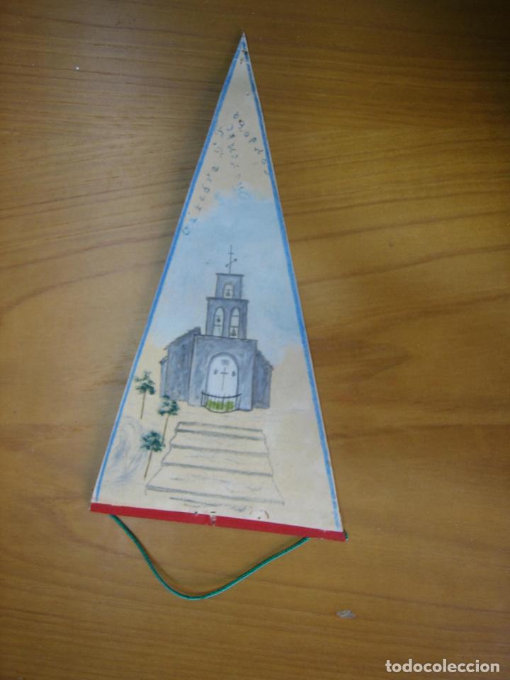 Banderines de colecci&oacute;n: Antiguo bander&iacute;n publicitario a&ntilde;os 60. Clausura C&aacute;tedra Secci&oacute;n femenina de la Carlota 1968