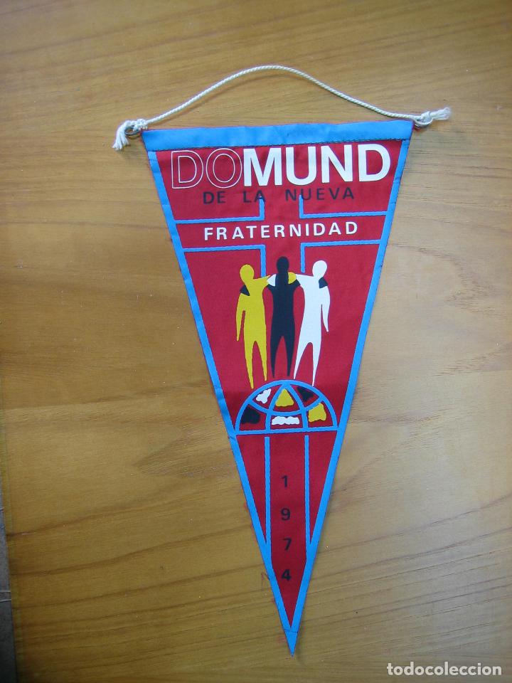 Banderines de colecci&oacute;n: Antiguo bander&iacute;n. Domund de la nueva fraternidad 1974
