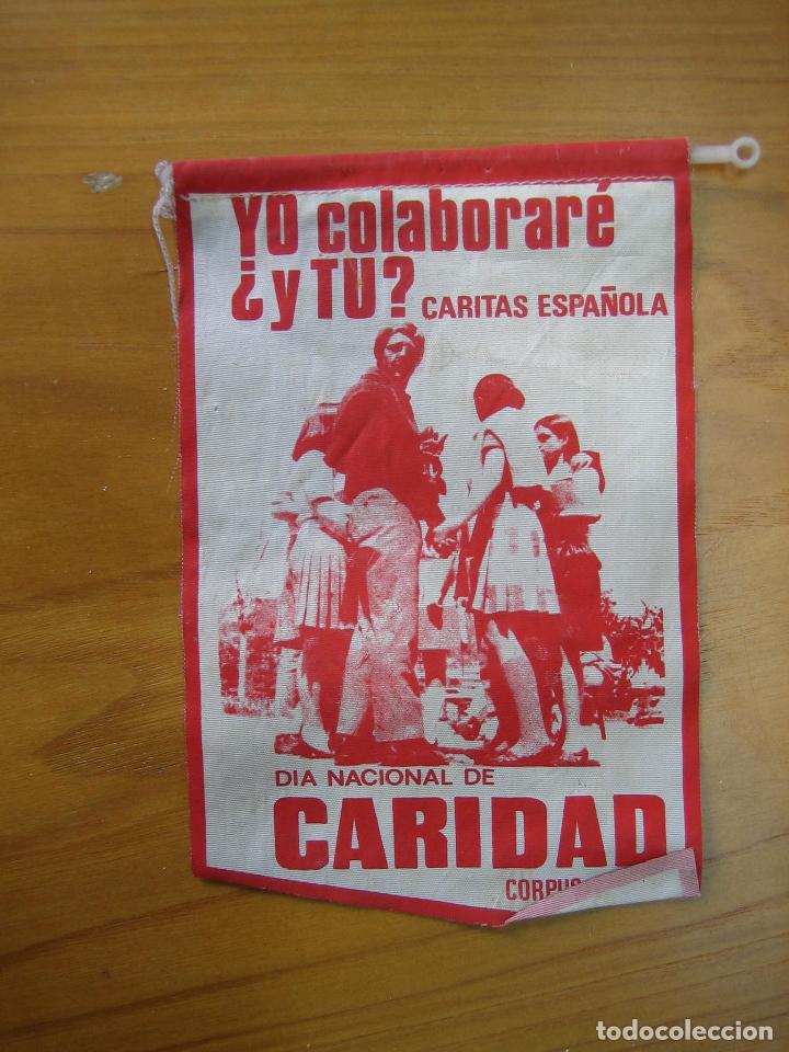 Fanions de collection: Antiguo bander&iacute;n a&ntilde;os 60. D&iacute;a nacional dela caridad. Corpus Crhisti