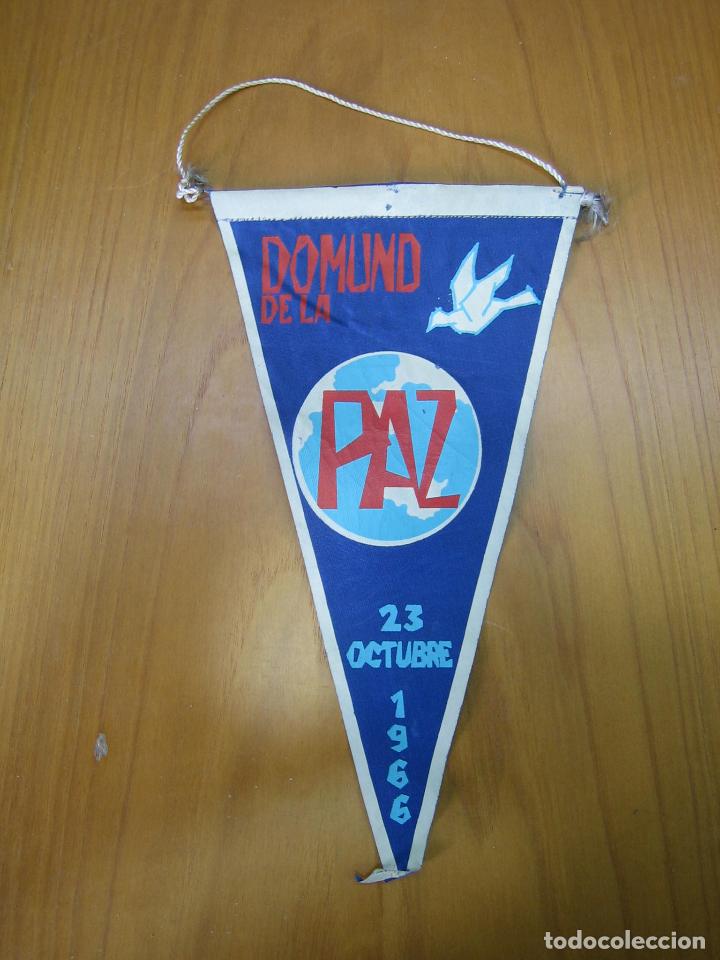 Fanions de collection: Antiguo bander&iacute;n a&ntilde;os 60. Domund de La Paz 1966