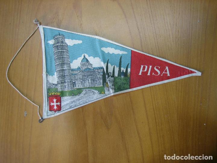 Fanions de collection: Antiguo bander&iacute;n tur&iacute;stica. Pisa