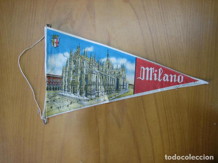 Fanions de collection: Antiguo bander&iacute;n tur&iacute;stica.milano
