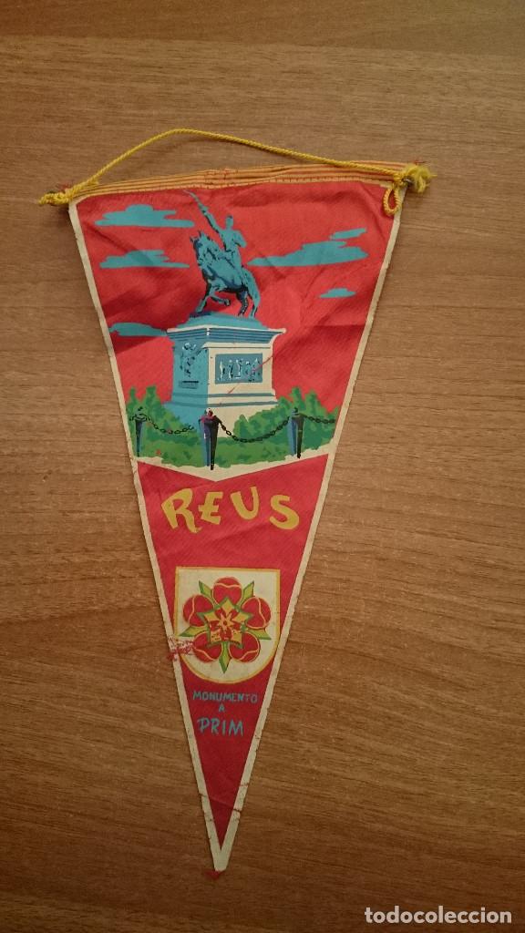 Galhardetes de cole&ccedil;&atilde;o: BANDERIN DE REUS , MONUMENTO A PRIM