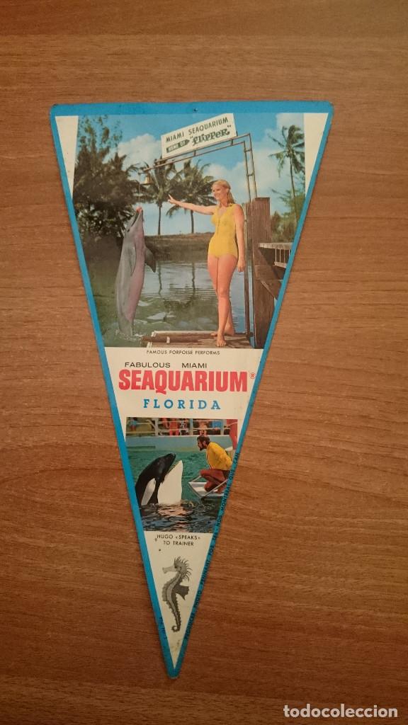 Galhardetes de cole&ccedil;&atilde;o: BANDERIN FABULOUS MIAMI SEAQUARIUM-FLORIDA