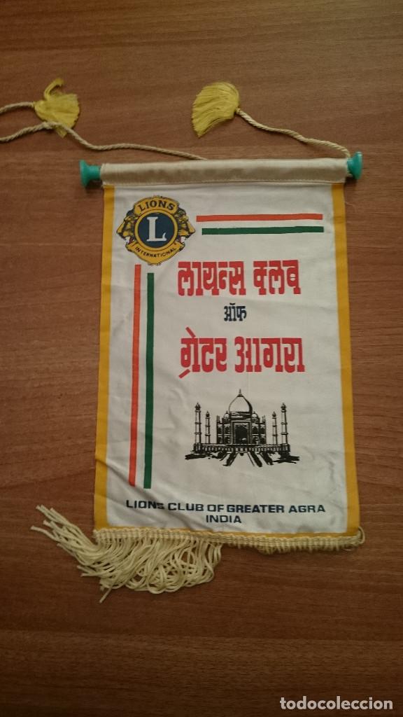 Galhardetes de cole&ccedil;&atilde;o: BANDERIN   L. LIONS CLUB OF GREATER AGRA INDIA