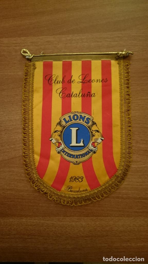 Galhardetes de cole&ccedil;&atilde;o: BANDERIN CLUB DE LEONES CATALU&Ntilde;A- 1983