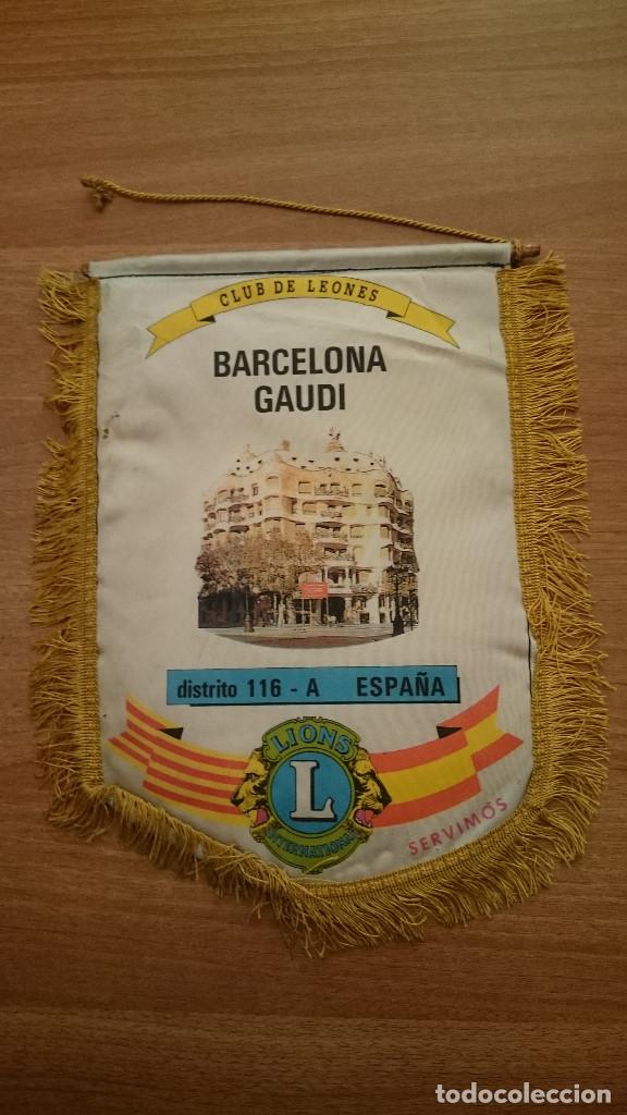 Banderines de colecci&oacute;n: BANDERIN  BARCELONA GAUDI- DISTRITO 116-A ESPA&Ntilde;A