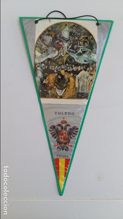 Galhardetes de cole&ccedil;&atilde;o: BANDERIN TOLEDO. PLASTIFICADO.
