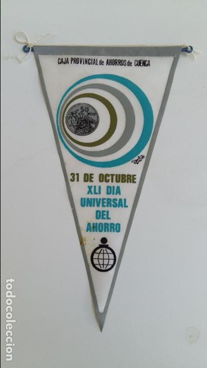 Galhardetes de cole&ccedil;&atilde;o: BANDERIN 31 OCTUBRE XLI DIA UNIVERSAL DEL AHORRO. CAJA PROVINCIAL DE AHORROS DE CUENCA