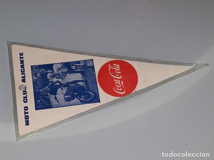 Fanions de collection: ANTIGUO BANDERIN MOTO CLUB ALICANTE CARRERA INTERNACIONAL CIRCUITO VISTA HERMOSA A&Ntilde;O 1966