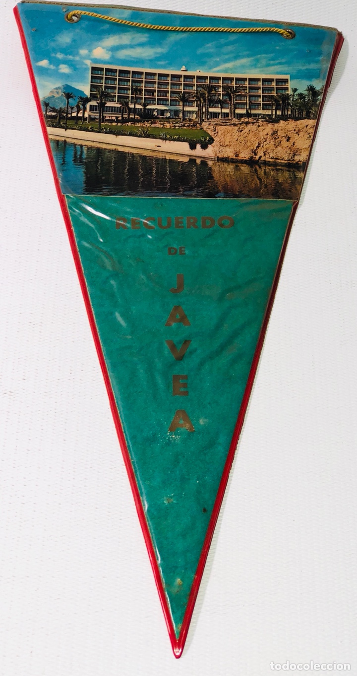 Sammlung von Wimpeln: ANTIGUO BANDERIN DE JAVEA &middot; ALICANTE &middot;&middot; A&Ntilde;OS 70 - 80 &middot;&middot;TAL COMO SE VE