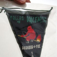Banderines de colección: UNICO ! BANDERIN PARADOR 1956 DEL FOC FALLAS DE VALENCIA