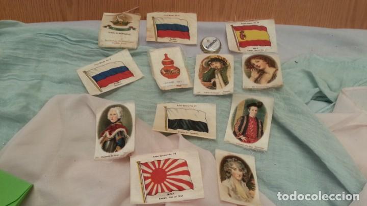 Fanions de collection: Banderas y banderines de tela estilo vintage. 12 unidades.