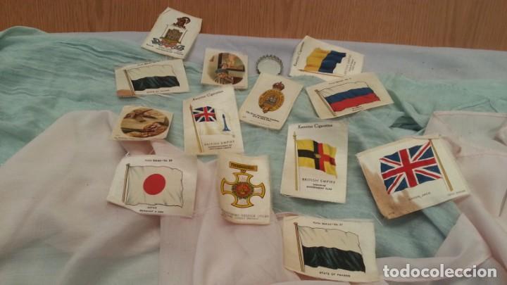 Fanions de collection: Banderas y banderines de tela estilo vintage. 12 unidades.