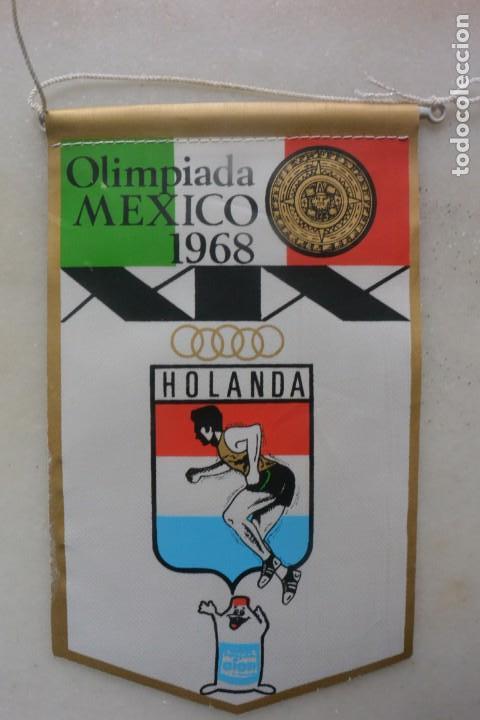 Sammlung von Wimpeln: BANDERIN OLIMPIADA MEXICO 68. HOLANDA PUBLICIDAD GIOR