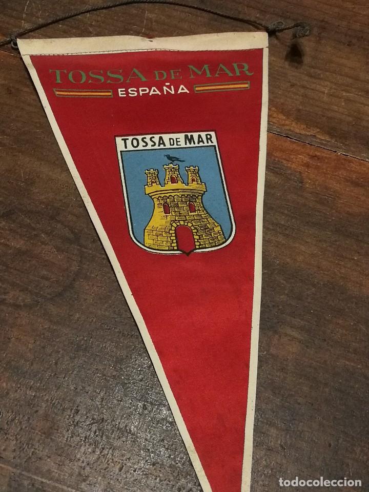 Galhardetes de cole&ccedil;&atilde;o: ANTIGUO BANDER&Iacute;N DE TELA- TOSSA DE MAR (CATALUNYA), ESPA&Ntilde;A.