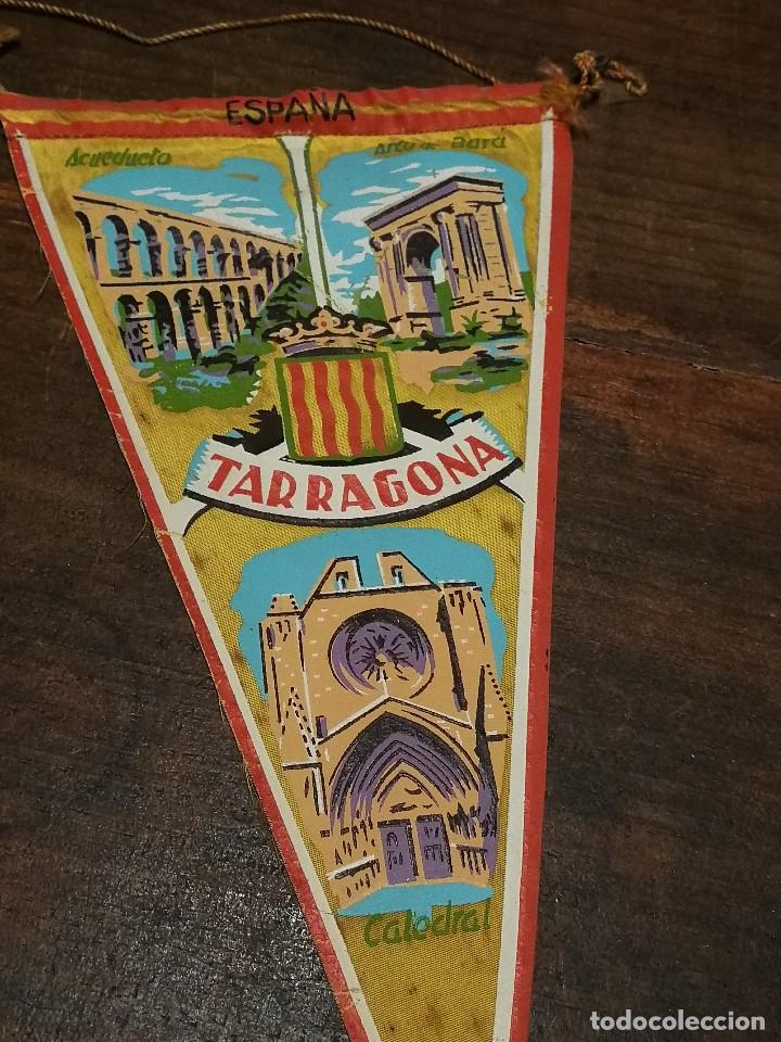 Galhardetes de cole&ccedil;&atilde;o: ANTIGUO BANDER&Iacute;N DE TELA- MONUMENTOS DE TARRAGONA.