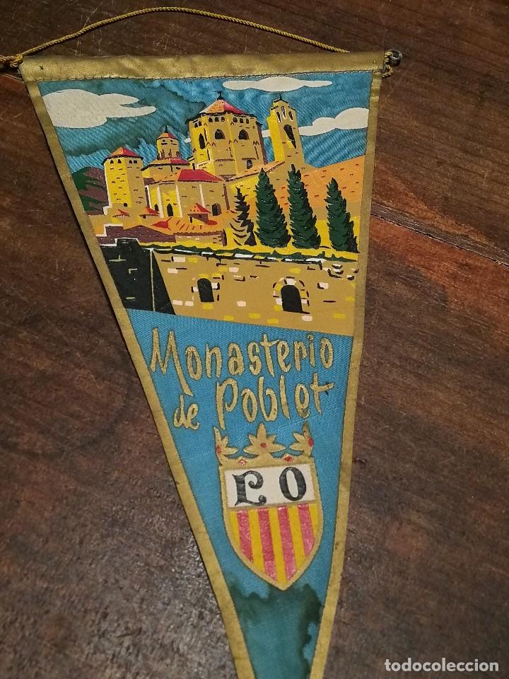 Galhardetes de cole&ccedil;&atilde;o: ANTIGUO BANDER&Iacute;N DE TELA- MONASTERIO DE POBLET.
