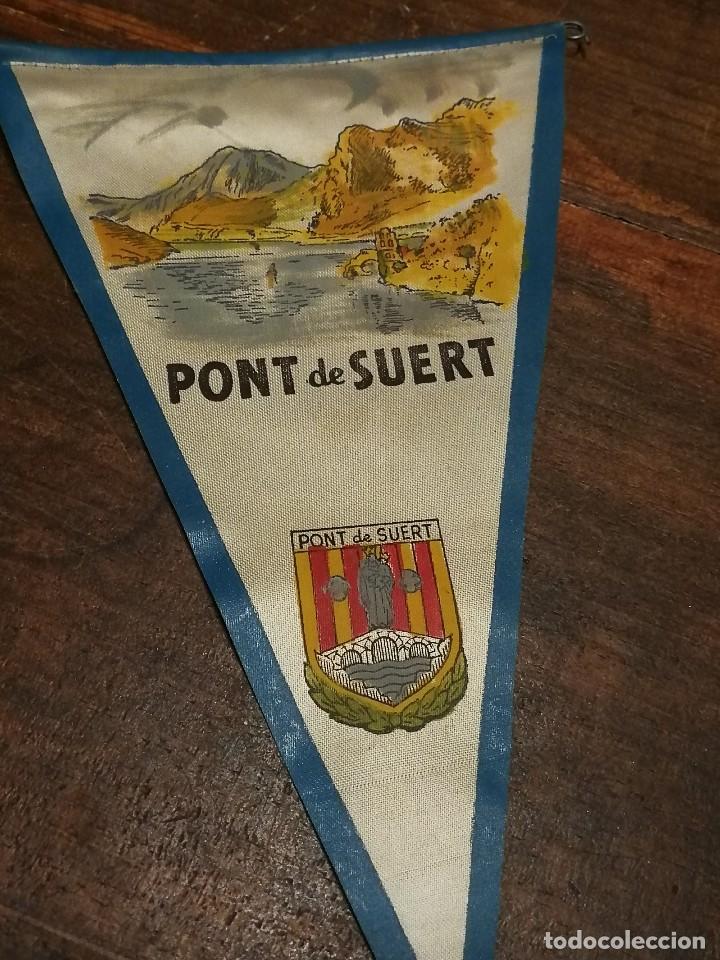 Galhardetes de cole&ccedil;&atilde;o: ANTIGUO BANDER&Iacute;N DE TELA- PONT DE SUERT (CATALUNYA).