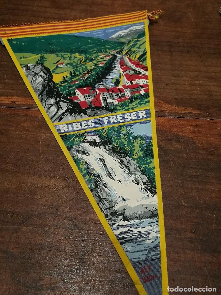 Galhardetes de cole&ccedil;&atilde;o: ANTIGUO BANDER&Iacute;N DE TELA- RIBES DE FRESER, ALT. 920M.