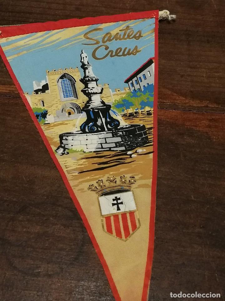 Galhardetes de cole&ccedil;&atilde;o: ANTIGUO BANDER&Iacute;N DE TELA- SANTES CREUS (CATALUNYA).