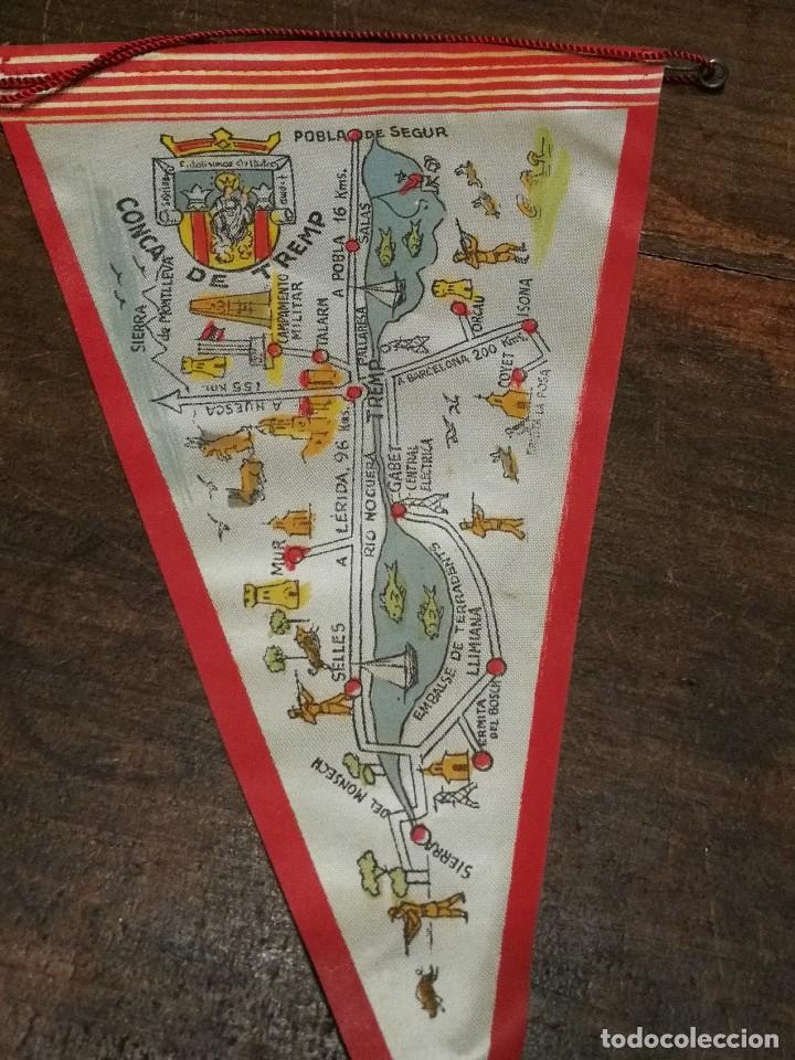 Galhardetes de cole&ccedil;&atilde;o: ANTIGUO BANDER&Iacute;N DE TELA- CONCA DE TREMP (CATALUNYA).