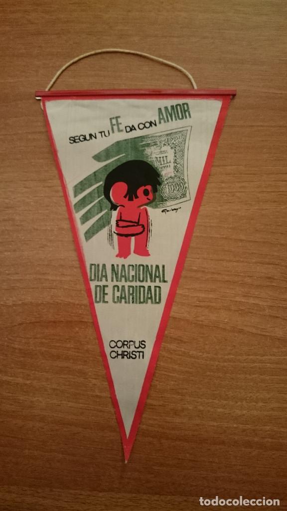 Galhardetes de cole&ccedil;&atilde;o: BANDERIN   SEGUN TU FE DIA CON AMOR -DIA  NACIONAL DE CARIDAD -