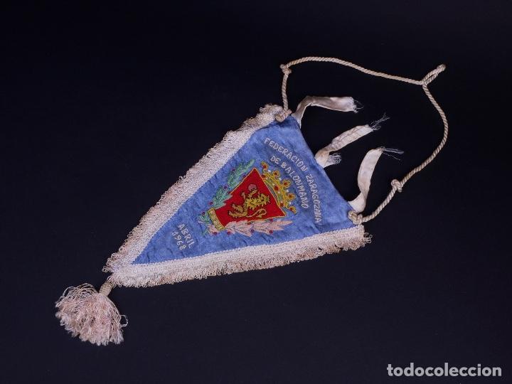 Fanions de collection: FEDERACION ZARAGOZANA DE BALONMANO 1968