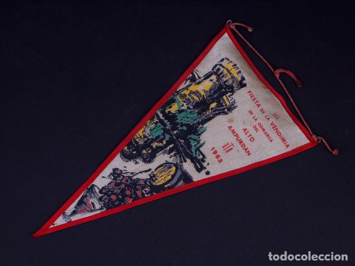 Sammlung von Wimpeln: III FIESTA DE LA VENDIMIA ALTO AMPURDAN 1963