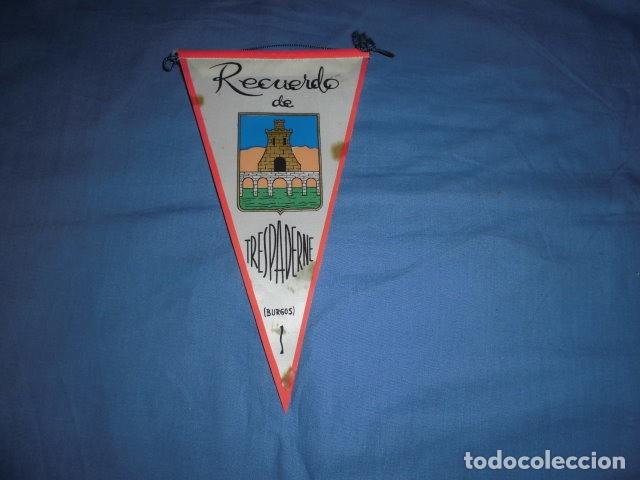 Galhardetes de cole&ccedil;&atilde;o: BANDERIN RECUERDO DE TRESPADERNE - BURGOS.  A&Ntilde;OS 60 - 70. ORIGINAL.