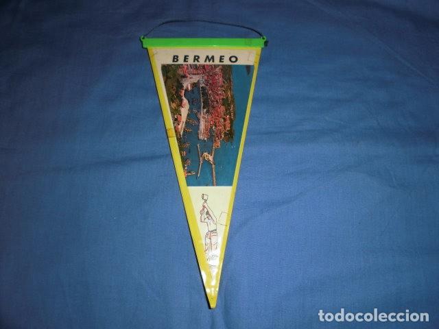 Galhardetes de cole&ccedil;&atilde;o: BANDERIN BERMEO - A&Ntilde;OS 60 - 70. ORIGINAL.