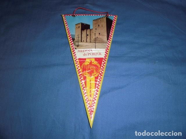 Galhardetes de cole&ccedil;&atilde;o: BANDERIN: MEDINA DE POMAR - A&Ntilde;OS 60 - 70. ORIGINAL.