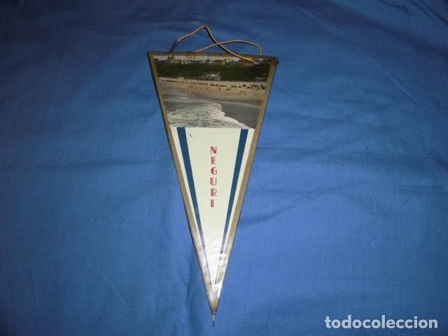 Galhardetes de cole&ccedil;&atilde;o: BANDERIN: NEGURI - COSTA VASCA - A&Ntilde;OS 60 - 70. ORIGINAL.