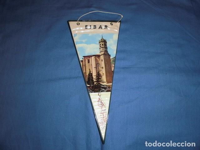Galhardetes de cole&ccedil;&atilde;o: BANDERIN: EIBAR - A&Ntilde;OS 60 - 70. ORIGINAL.